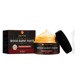 Jue-Fish Wood Burning Paste, Camping Outdoor Wood Cloth Combustion DIY Pyrography Wood Burning Paste