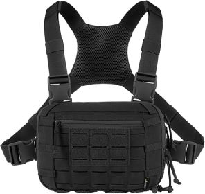 Tactical EDC Chest Rig (Color: Black)