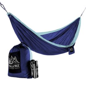 Wanderer Double Hammock (Color: Dark Blue)