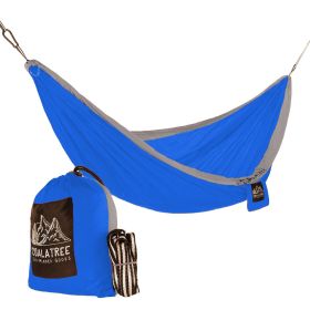Wanderer Double Hammock (Color: Blue/Grey)