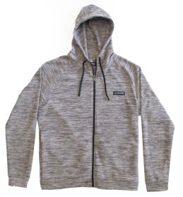 Full-Zip Evolution Hoodie (Color: Oatmeal, size: medium)