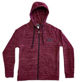 Full-Zip Evolution Hoodie (Color: Maroon, size: X-Large)