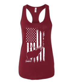 Women's Elk Flag Tank (size: M)