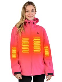 ANTARCTICA GEAR Heated Jacket for men (Color: Pink women, size: S)